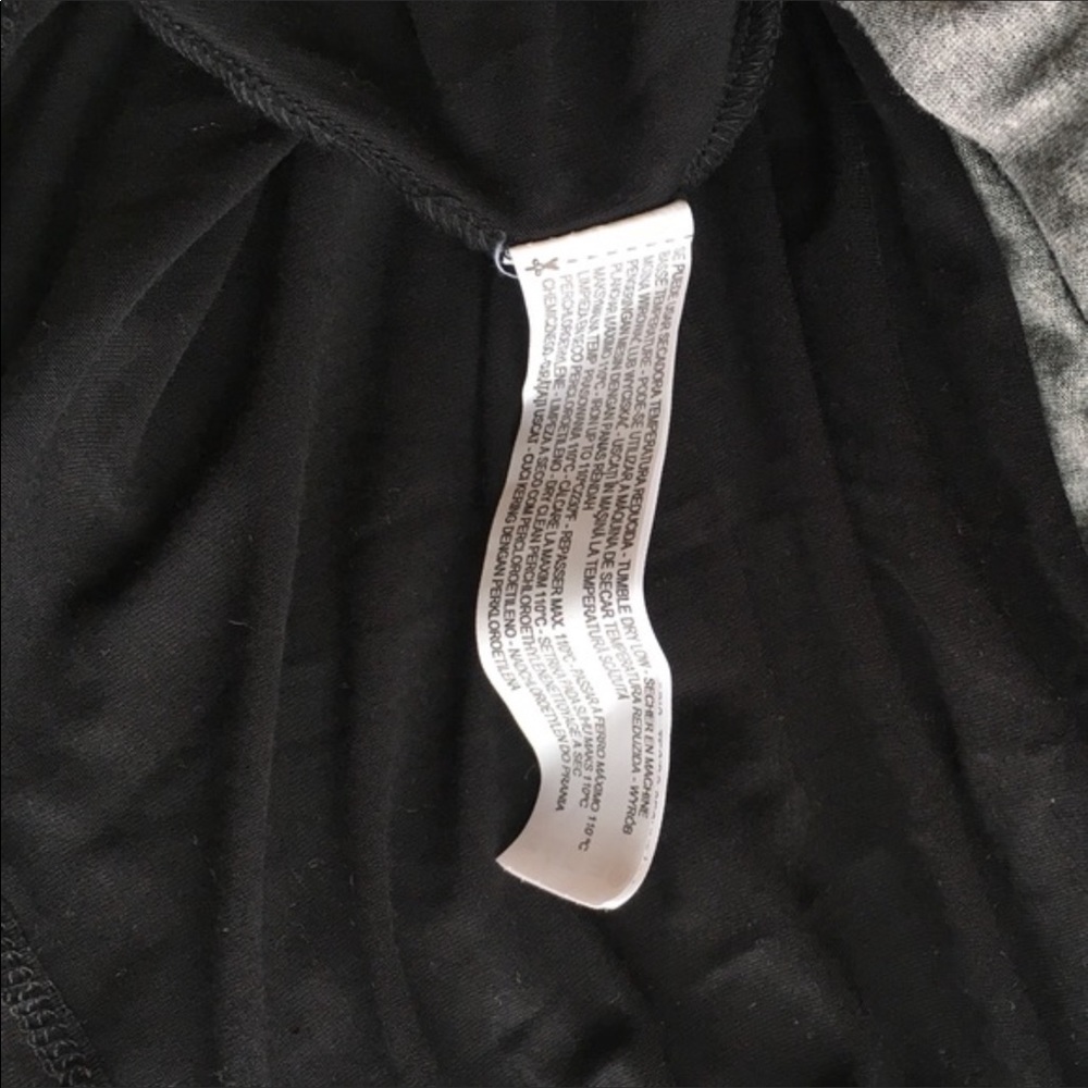 Zara W&B Collection Gray Black Top - Picture 2 of 2